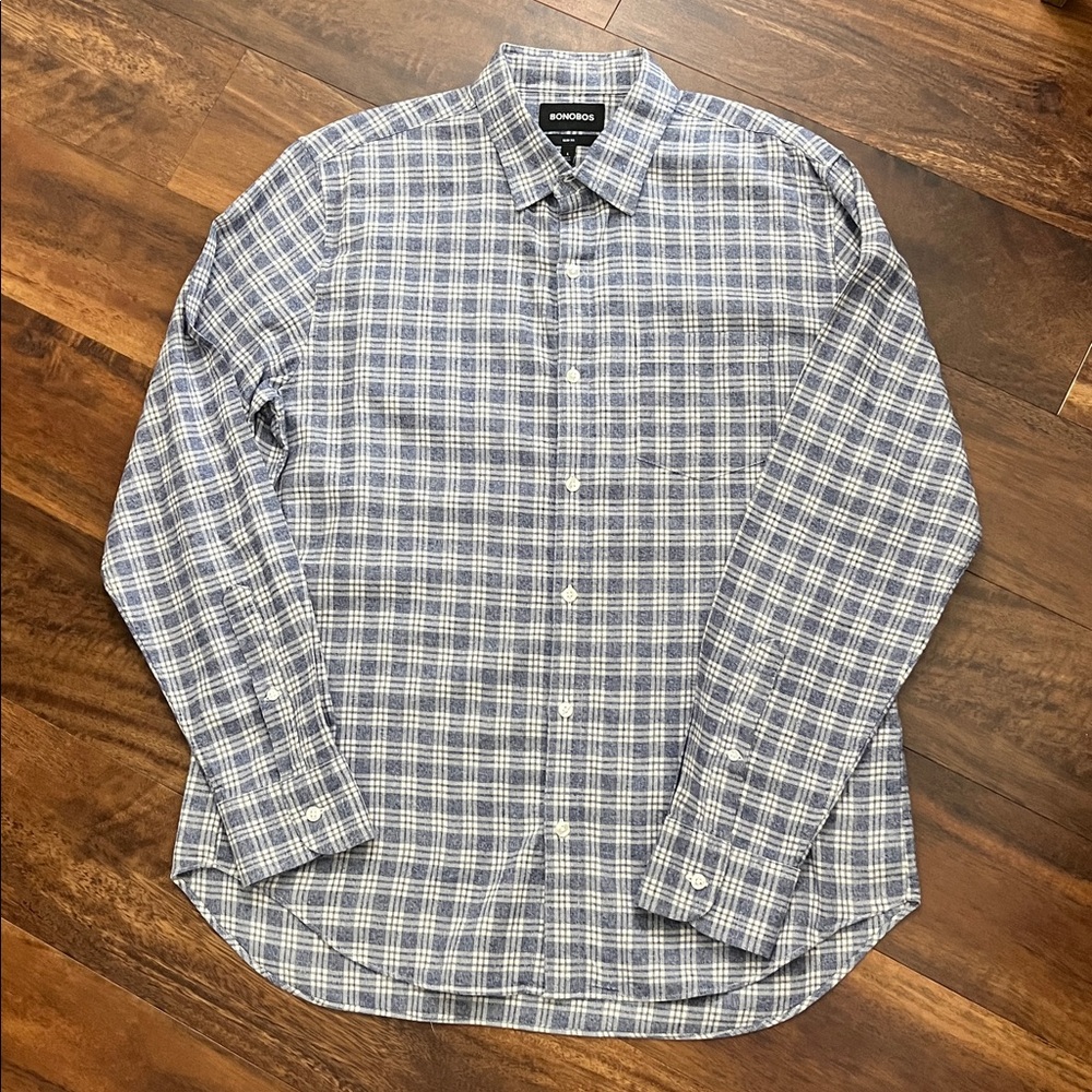 Bonobos Slim Fit lightweight everyday Flannel Shirt L